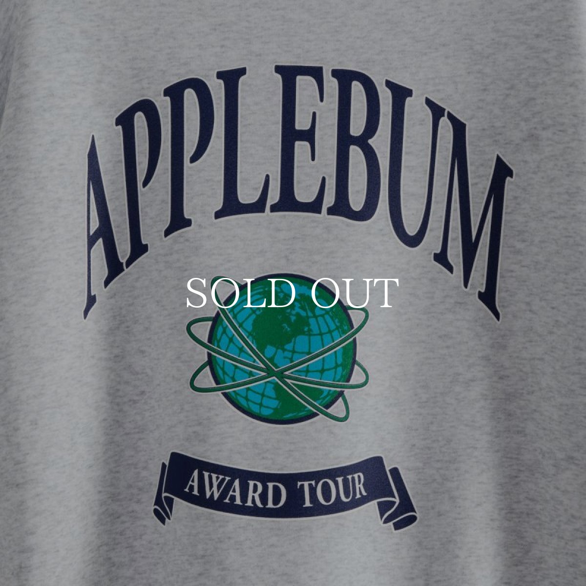 画像7: APPLEBUM  College Logo Big Crew Sweat (Ash) (7)