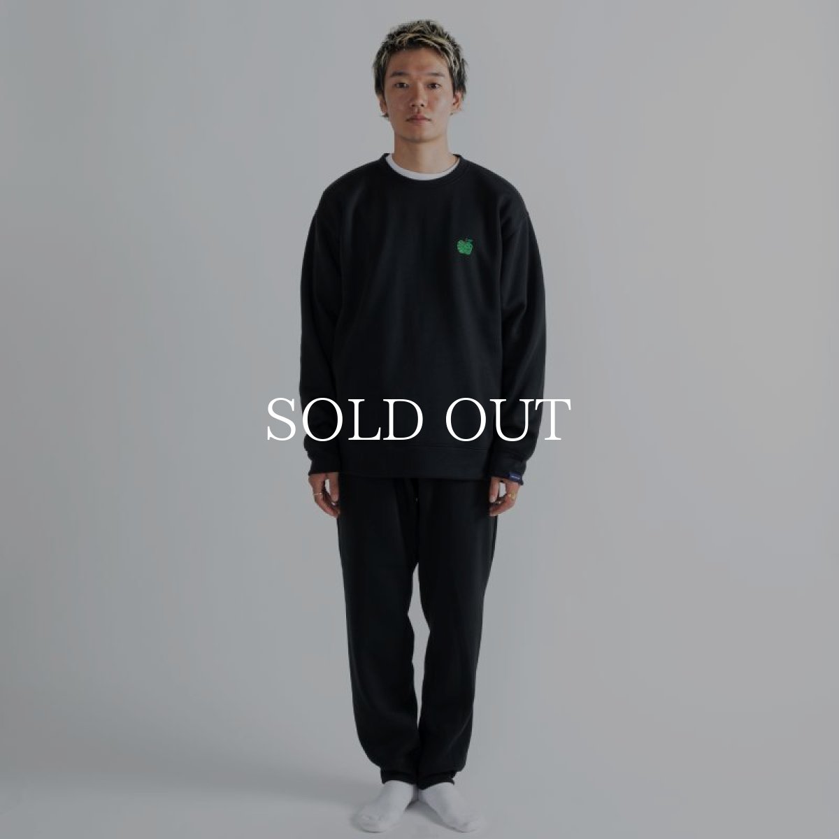 画像2: APPLEBUM  Room Wear Setup (Black) (2)