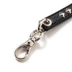 画像4: CALEE  STUDS LEATHER WALLET CORD (Black) (4)