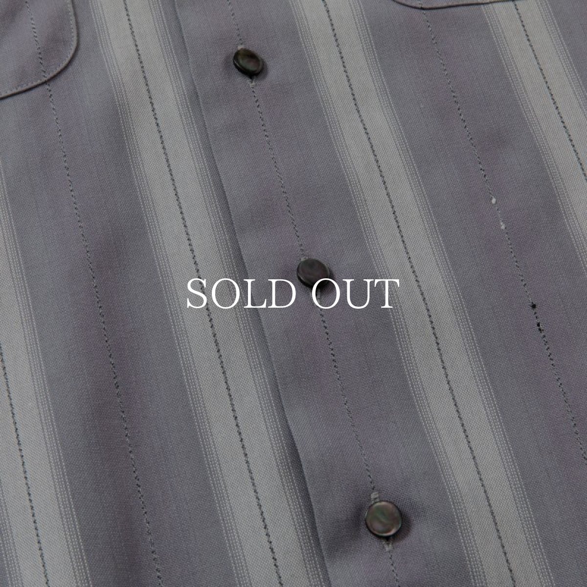 画像5: CALEE  VINTAGE TYPE OMBRE STRIPE SHIRT (Black) (5)