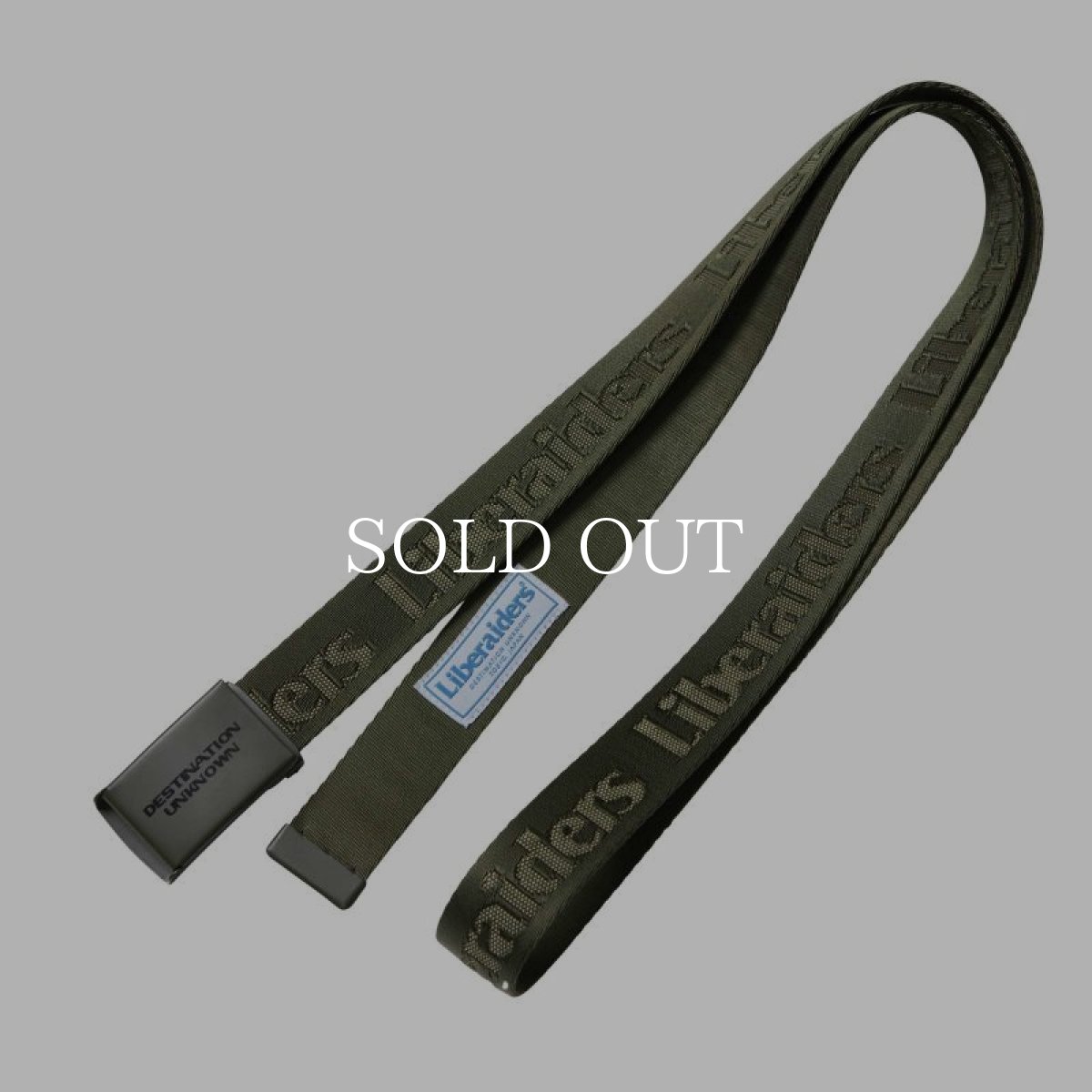 画像6: Liberaiders  OG LOGO NYLON BELT (OLIVE) (6)