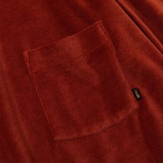 画像3: CALEE  VELOUR DROP SHOULDER L/S CS (Vermilion) (3)