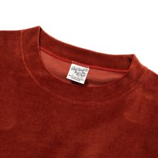 画像2: CALEE  VELOUR DROP SHOULDER L/S CS (Vermilion) (2)