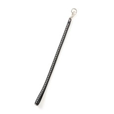 画像1: CALEE  STUDS LEATHER NECK STRAP (Black) (1)