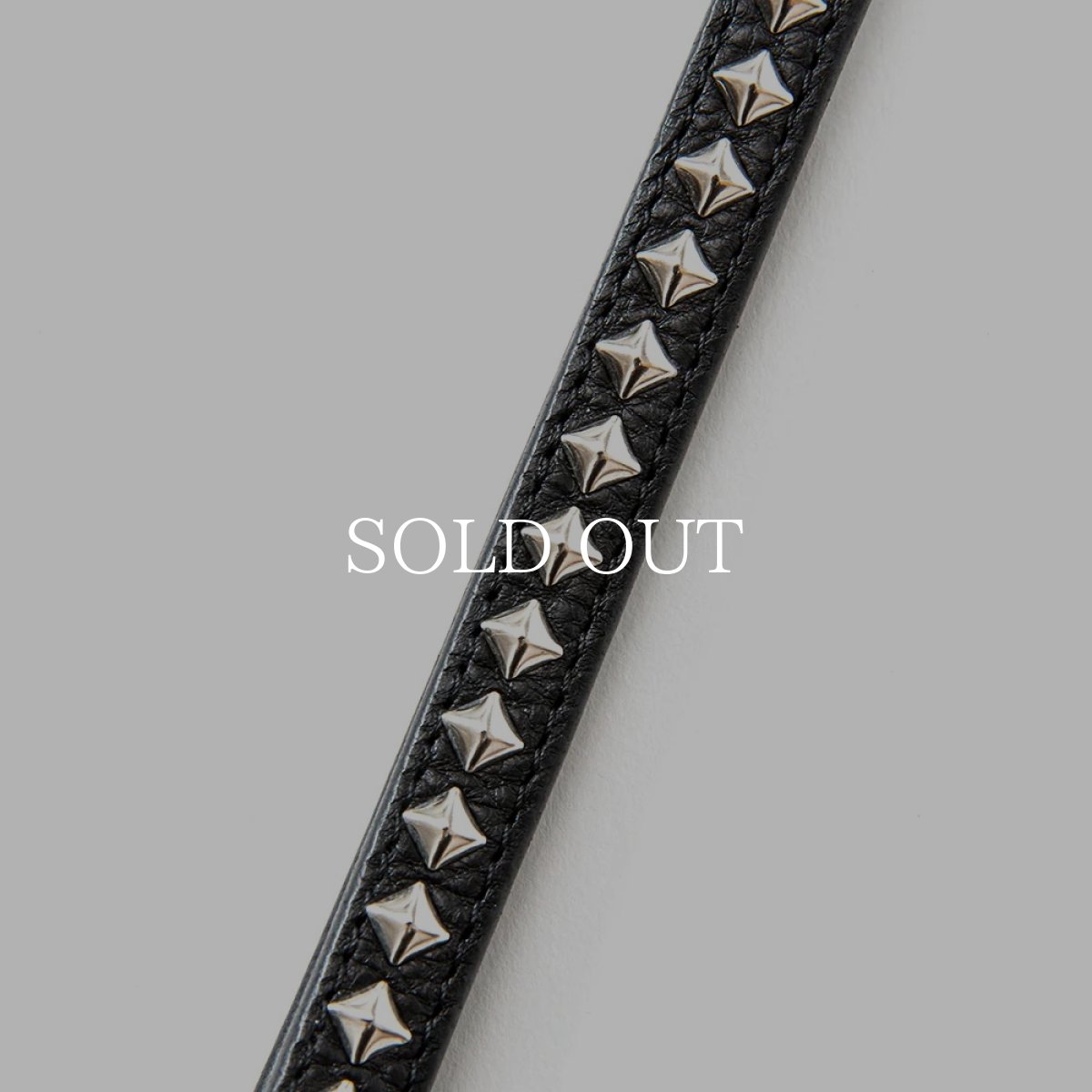 画像3: CALEE  STUDS LEATHER WRIST STRAP (Black) (3)