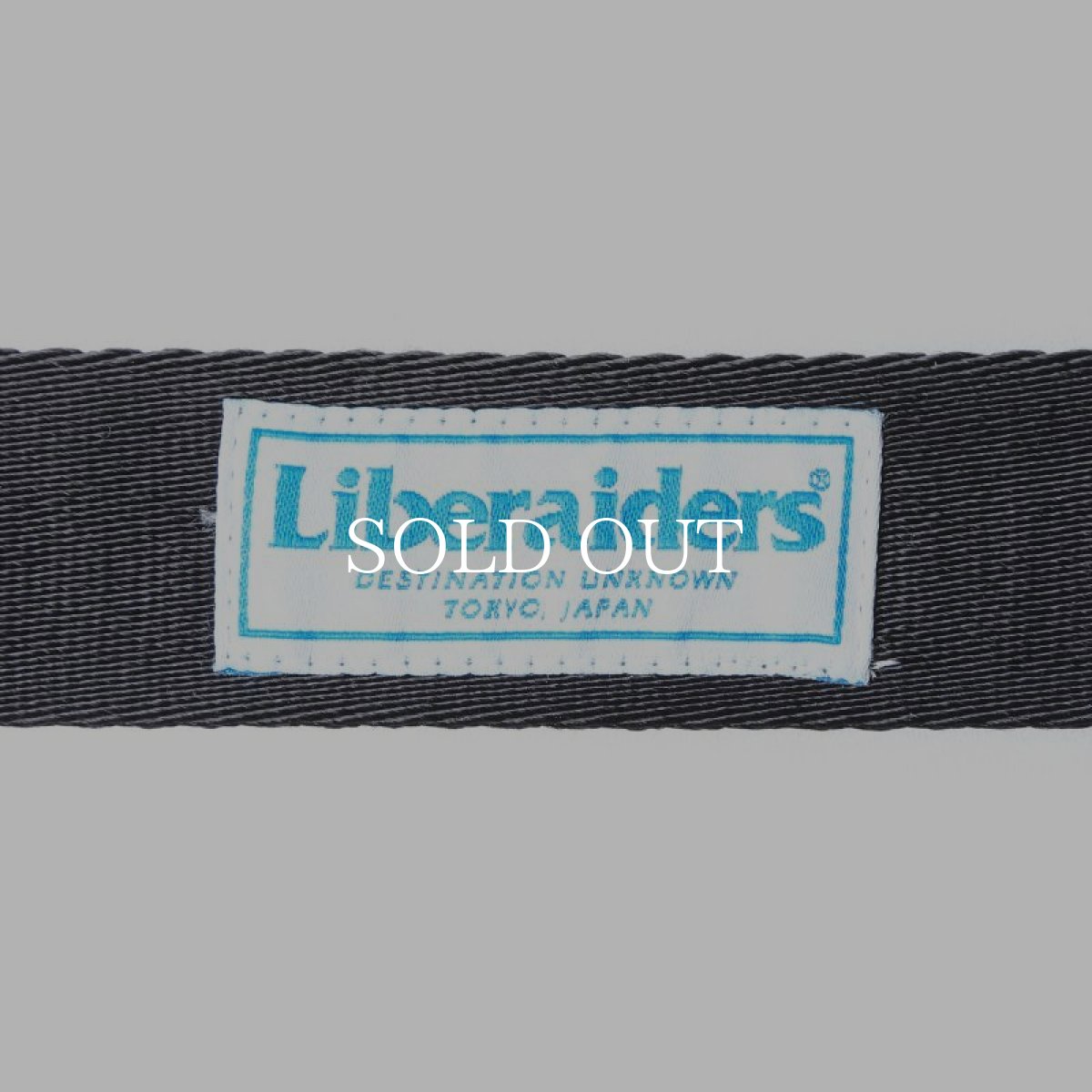 画像5: Liberaiders  OG LOGO NYLON BELT (BLACK) (5)