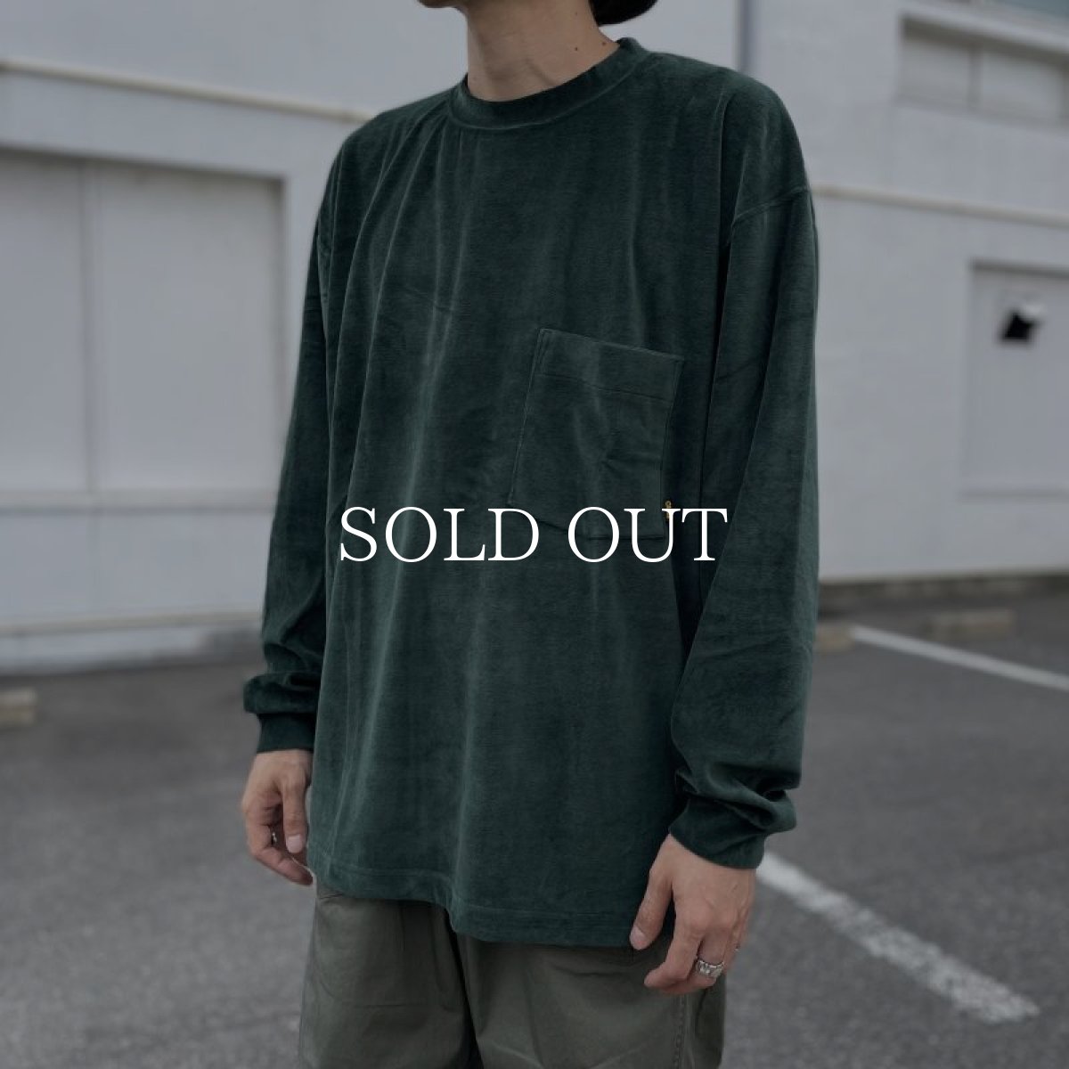 画像6: CALEE  VELOUR DROP SHOULDER L/S CS (Vermilion) (6)