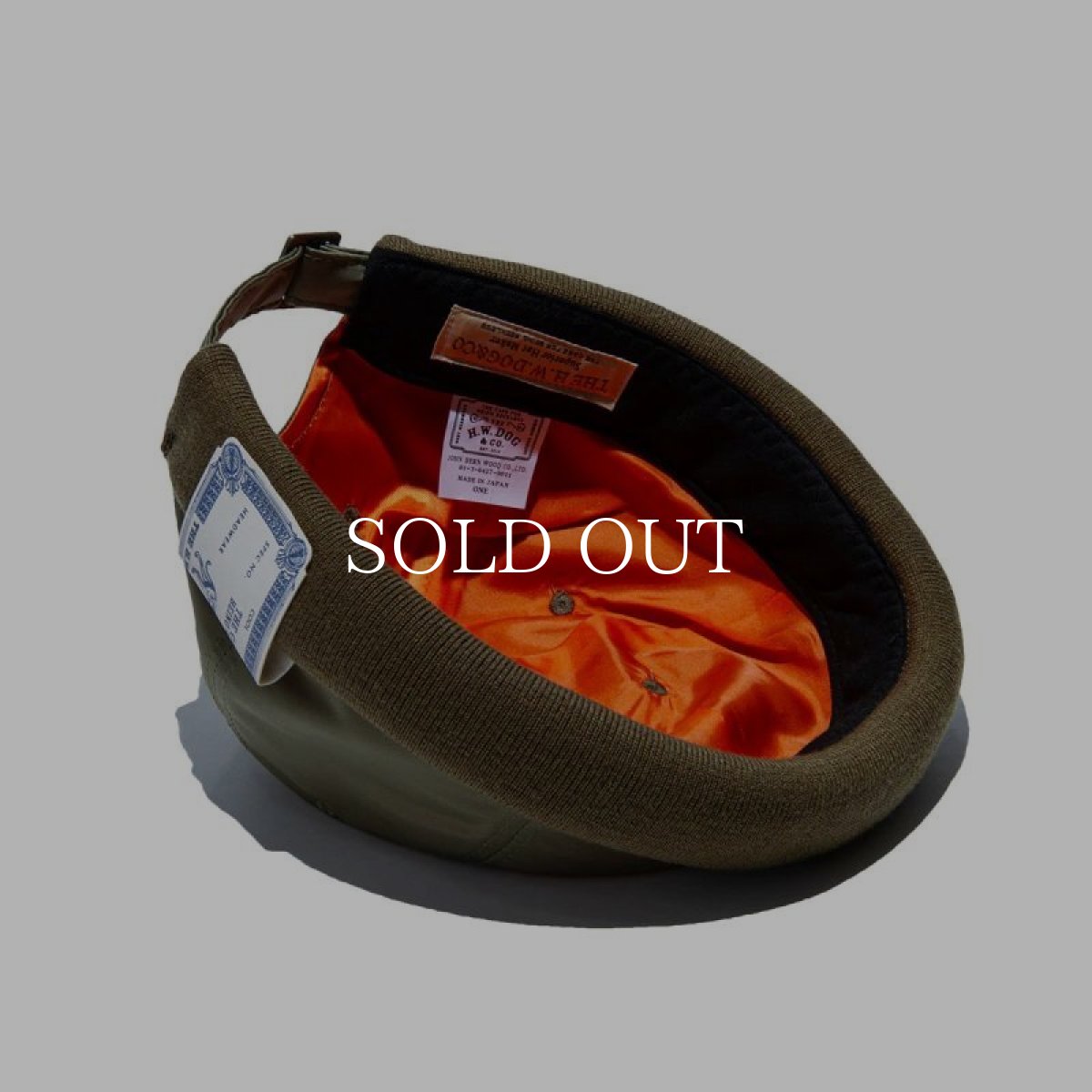 画像5: THE H.W.DOG&CO.  MA1 ROLLCAP (OLIVE) (5)