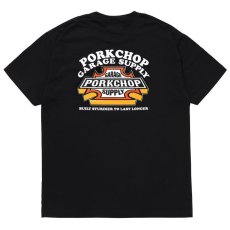 画像2: PORKCHOP GARAGE SUPPLY  3D B&S TEE (BLACK) (2)