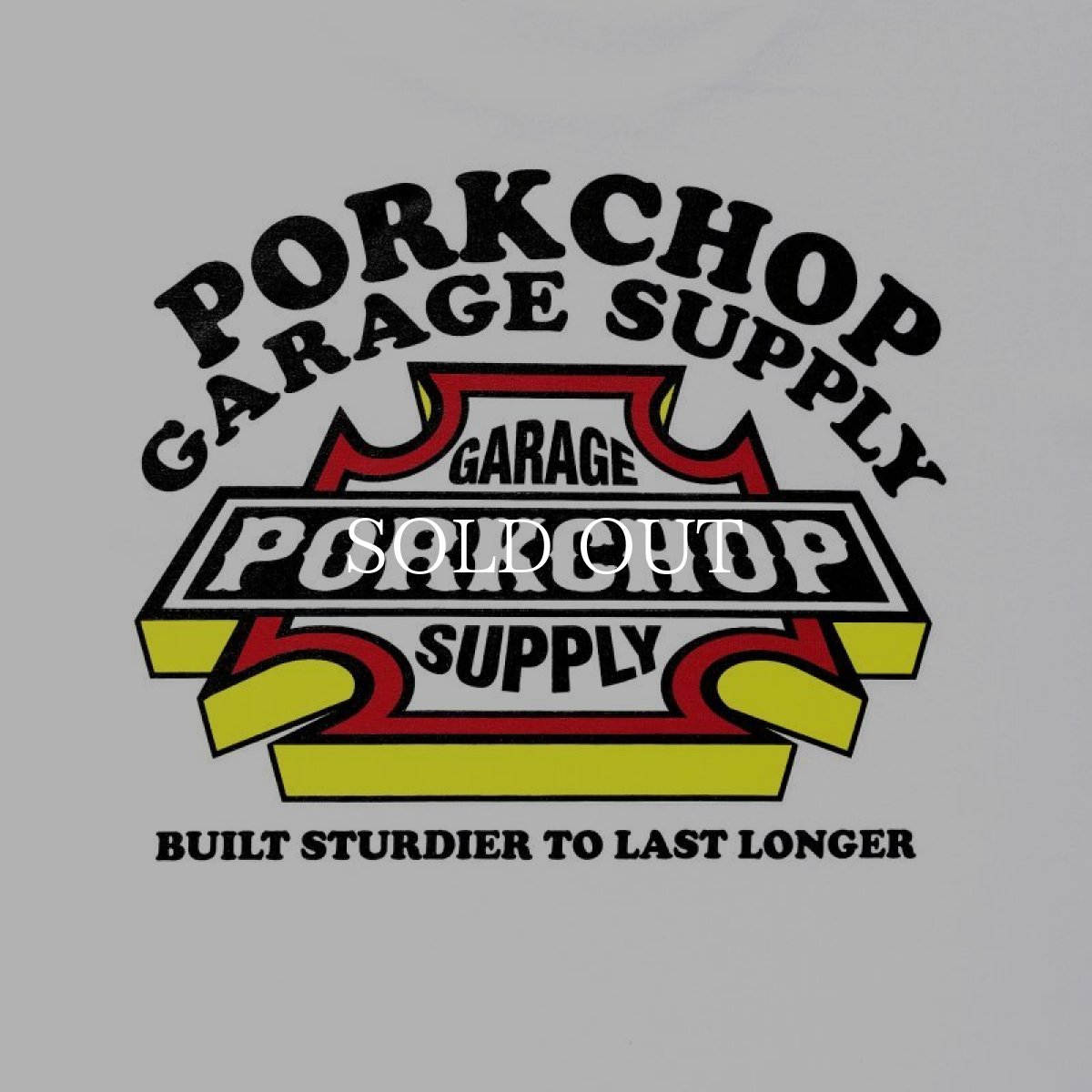 画像4: PORKCHOP GARAGE SUPPLY  3D B&S TEE (WHITE) (4)