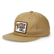 画像1: STANDARD CALIFORNIA  SD Poppy Logo Patch Twill Cap (Beige) (1)