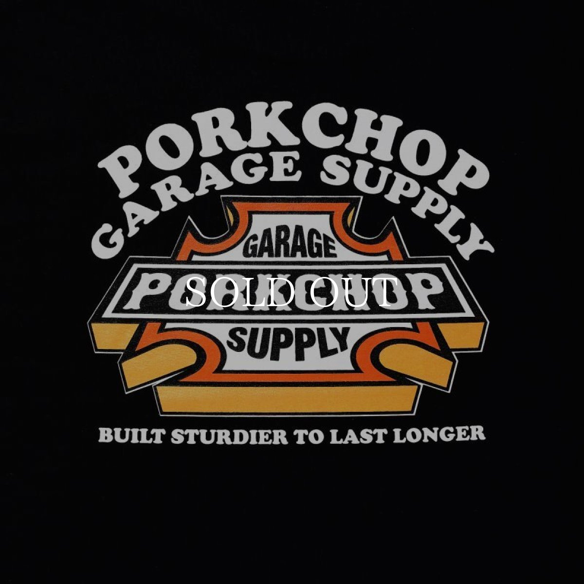 画像4: PORKCHOP GARAGE SUPPLY  3D B&S TEE (BLACK) (4)