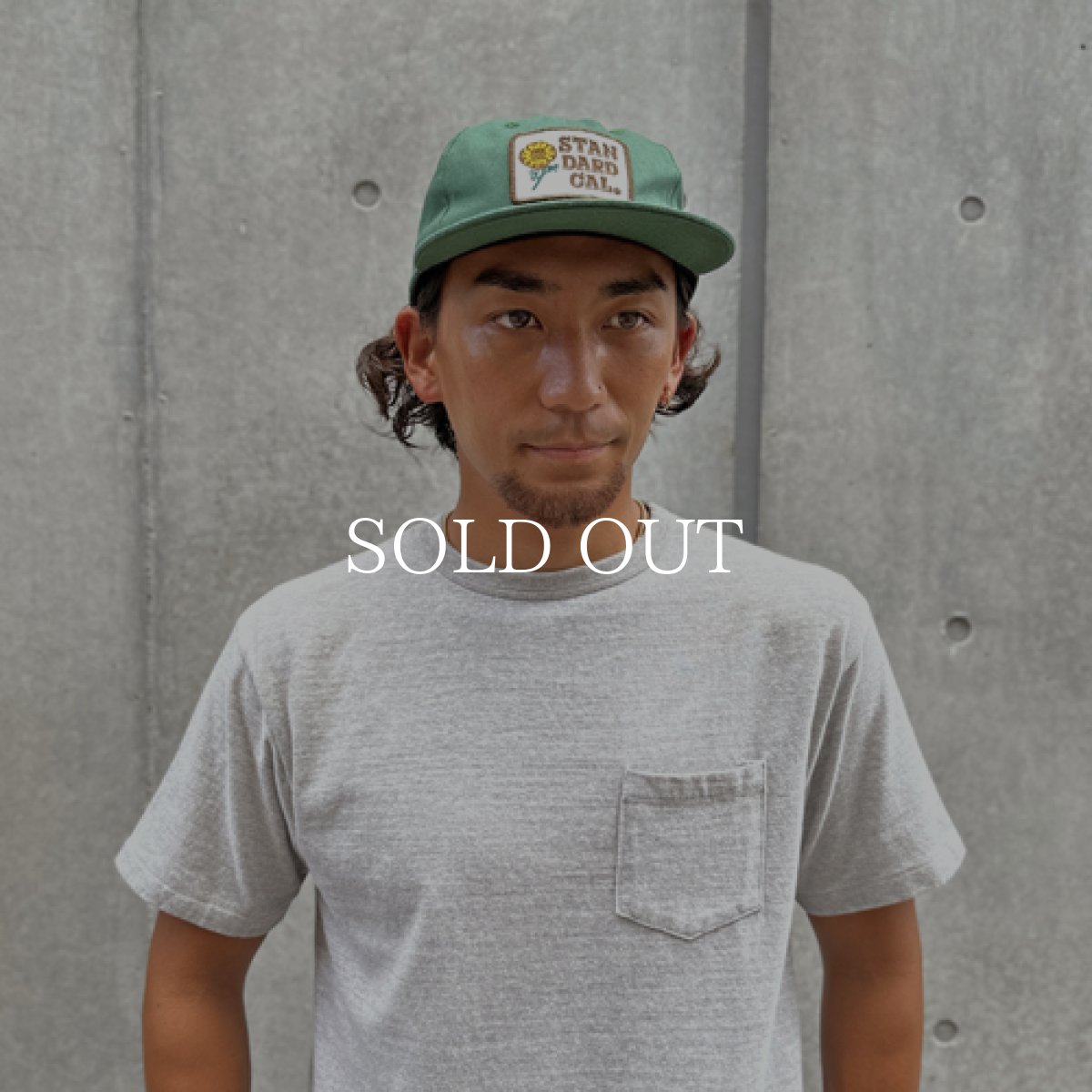 画像2: STANDARD CALIFORNIA  SD Poppy Logo Patch Twill Cap (Green) (2)