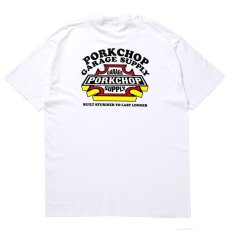 画像2: PORKCHOP GARAGE SUPPLY  3D B&S TEE (WHITE) (2)