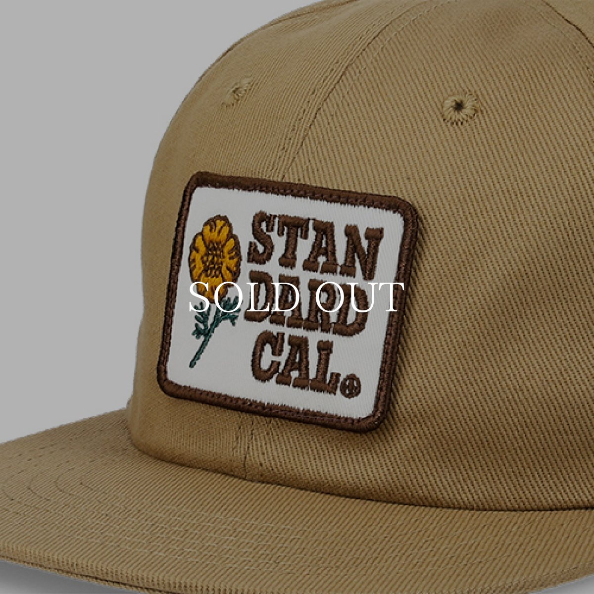 画像5: STANDARD CALIFORNIA  SD Poppy Logo Patch Twill Cap (Beige) (5)