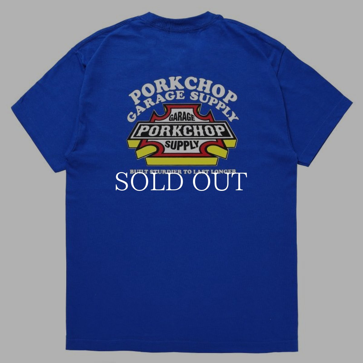 画像2: PORKCHOP GARAGE SUPPLY  3D B&S TEE (BLUE) (2)