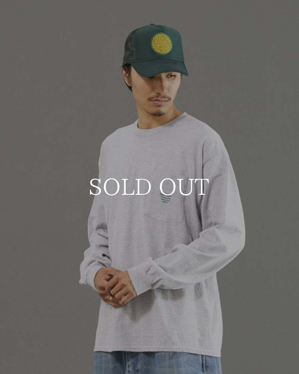 画像8: Liberaiders  POCKET LOGO L/S TEE (GRAY) (8)
