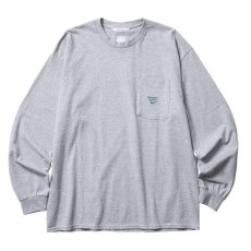 画像1: Liberaiders  POCKET LOGO L/S TEE (GRAY) (1)