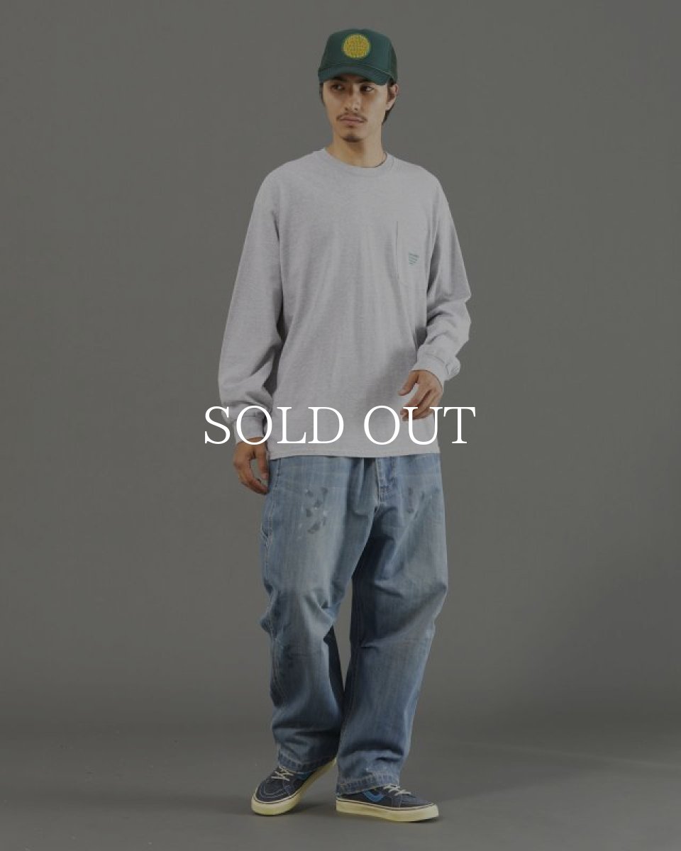 画像10: Liberaiders  POCKET LOGO L/S TEE (GRAY) (10)