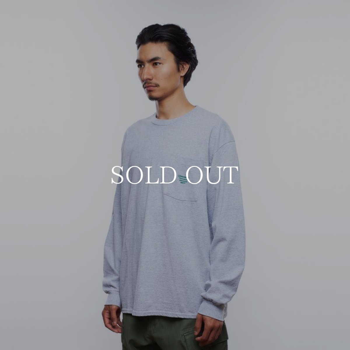 画像7: Liberaiders  POCKET LOGO L/S TEE (GRAY) (7)