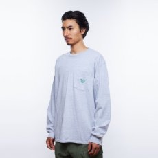 画像7: Liberaiders  POCKET LOGO L/S TEE (GRAY) (7)