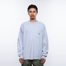 画像6: Liberaiders  POCKET LOGO L/S TEE (GRAY) (6)