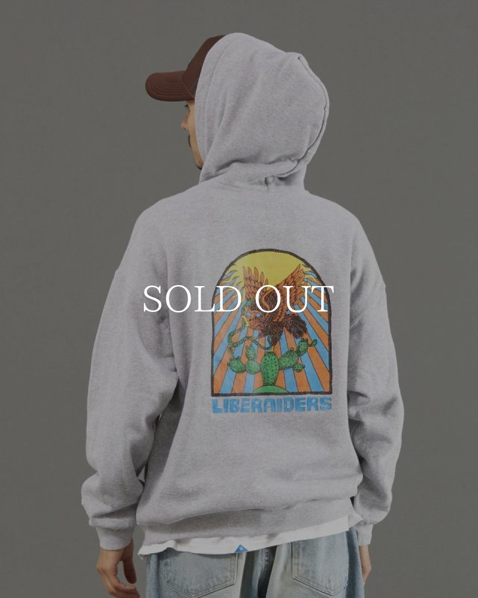 画像3: Liberaiders  LA TIERRA DEL SOL HOODIE (GRAY) (3)