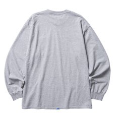 画像2: Liberaiders  POCKET LOGO L/S TEE (GRAY) (2)