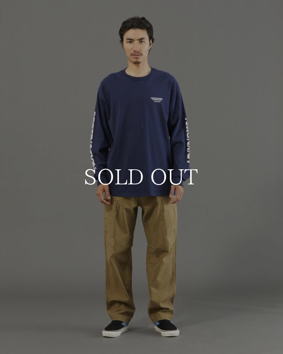 画像10: Liberaiders  PROPAGANDA L/S TEE (NAVY) (10)