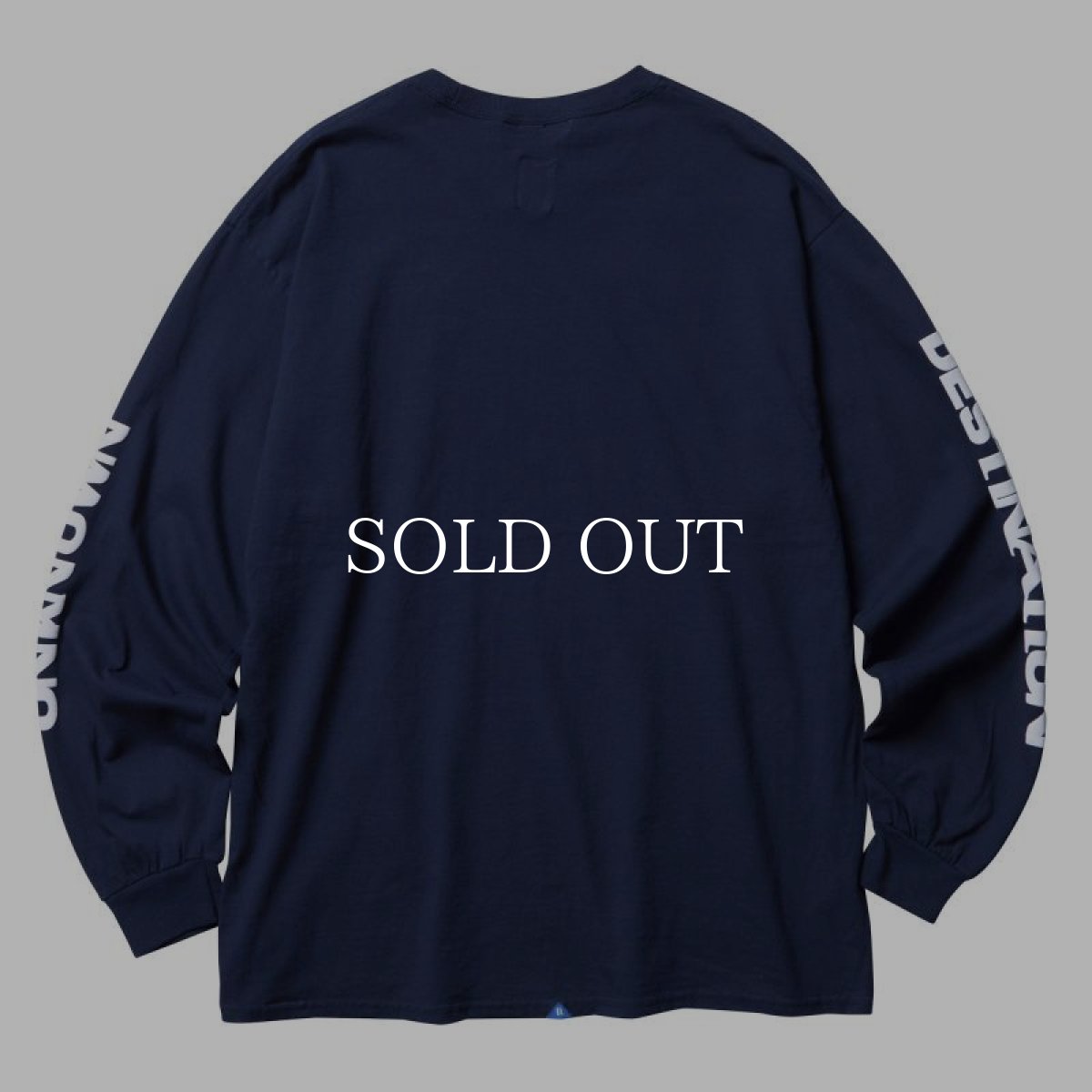 画像2: Liberaiders  PROPAGANDA L/S TEE (NAVY) (2)
