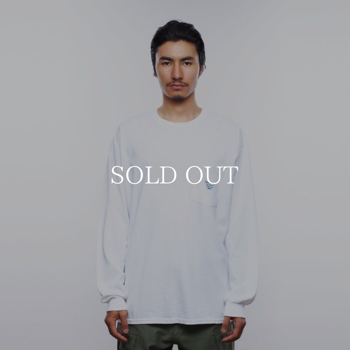 画像3: Liberaiders  POCKET LOGO L/S TEE (WHITE) (3)