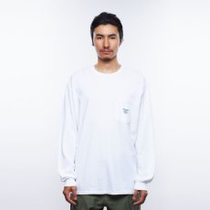 画像3: Liberaiders  POCKET LOGO L/S TEE (WHITE) (3)