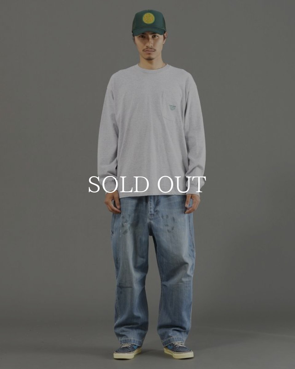 画像9: Liberaiders  POCKET LOGO L/S TEE (GRAY) (9)