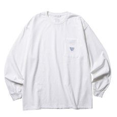 画像1: Liberaiders  POCKET LOGO L/S TEE (WHITE) (1)