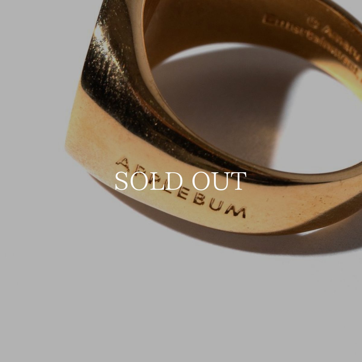 画像8: APPLEBUM  Logo Ring (Gold) (8)
