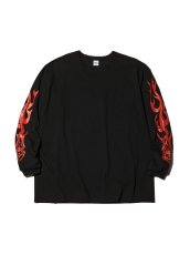 画像1: RADIALL  LO-N-SLO - CREW NECK T-SHIRT L/S (Black) (1)