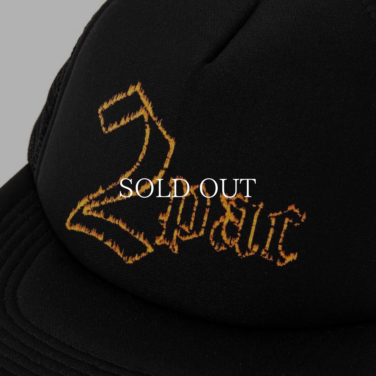 画像9: APPLEBUM  "Fire Logo" Mesh Cap (Black) (9)