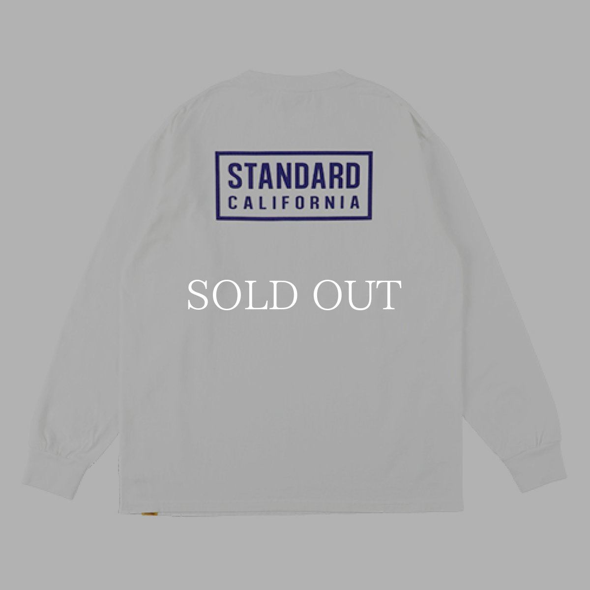 画像3: STANDARD CALIFORNIA  SD Heavyweight Box Logo Long Sleeve T (White) (3)