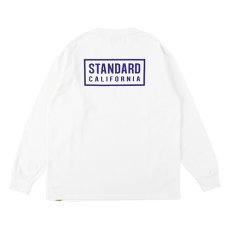 画像3: STANDARD CALIFORNIA  SD Heavyweight Box Logo Long Sleeve T (White) (3)