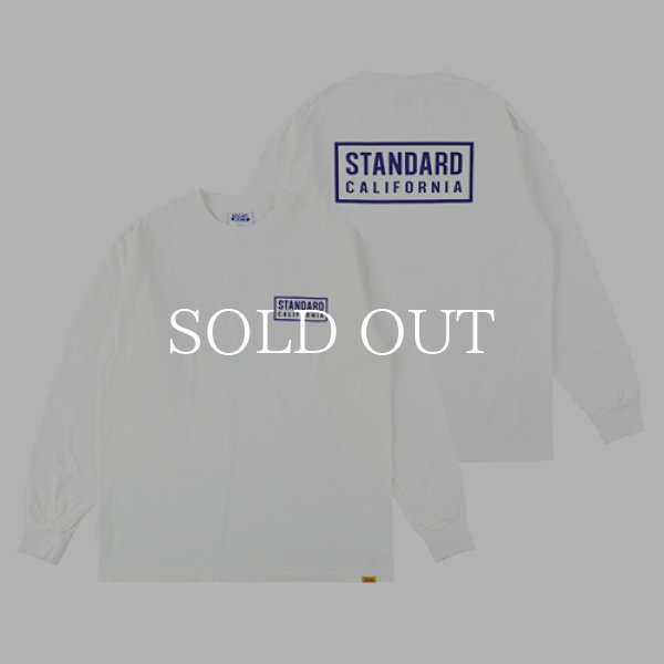 STANDARD CALIFORNIA SD Heavyweight Box Logo Long Sleeve T (White