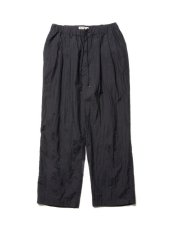 画像1: COOTIE   Shrink Nylon 2 Tuck Easy Pants (Black) (1)