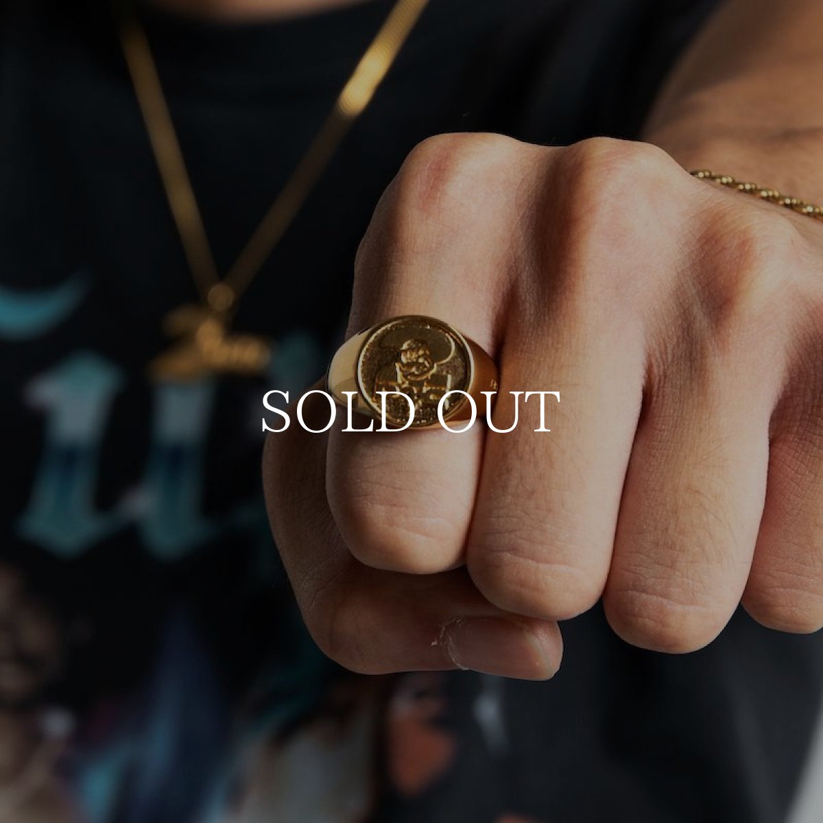 画像2: APPLEBUM  Logo Ring (Gold) (2)