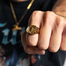 画像2: APPLEBUM  Logo Ring (Gold) (2)