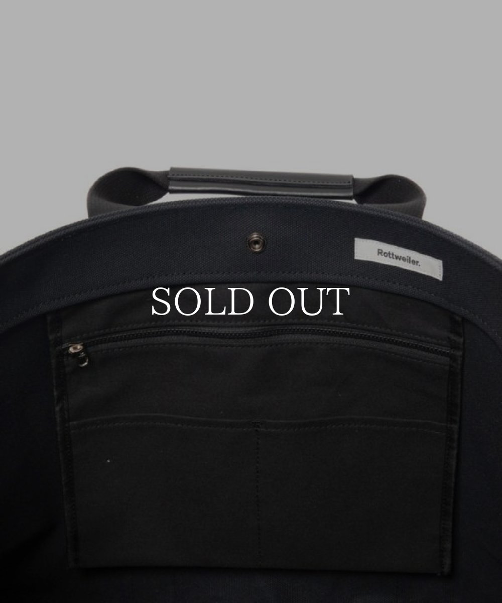 画像4: ROTTWEILER  CANVAS TOTE BAG (BLACK) (4)