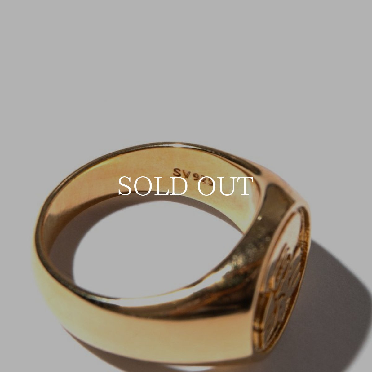 画像10: APPLEBUM  Logo Ring (Gold) (10)