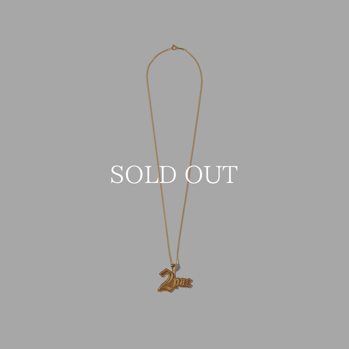 画像1: APPLEBUM  Logo Necklace (Gold) (1)