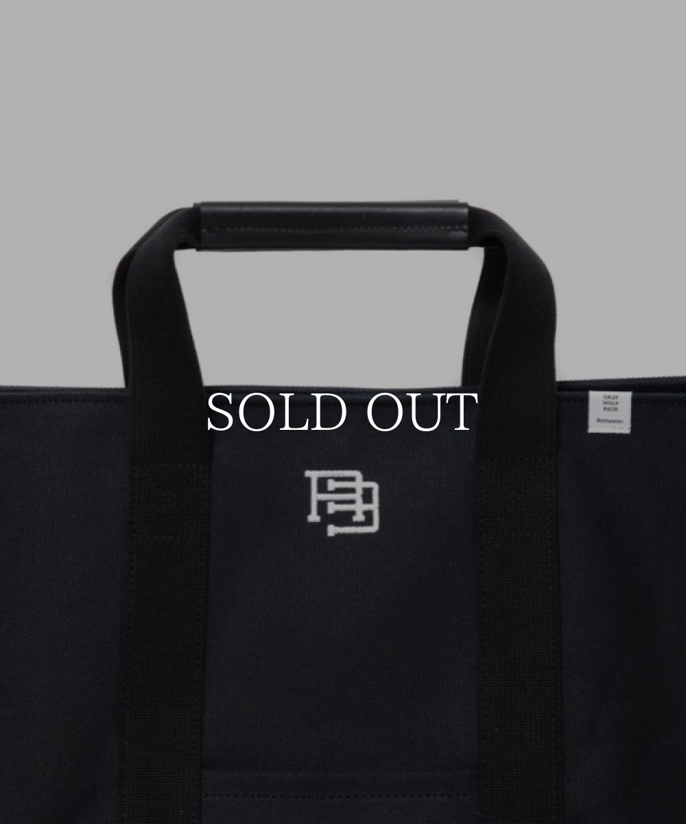 画像3: ROTTWEILER  CANVAS TOTE BAG (BLACK) (3)