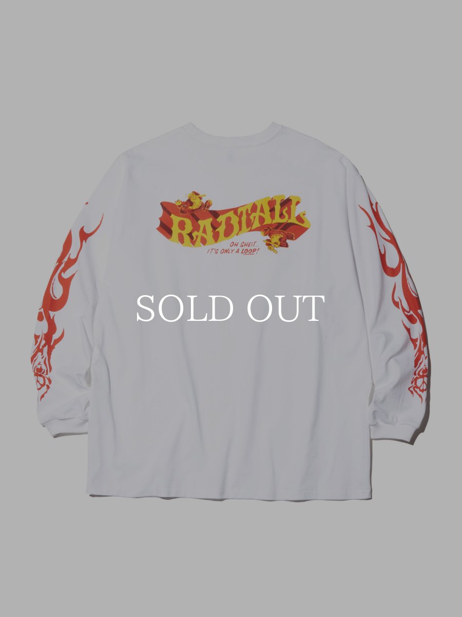 画像2: RADIALL  LO-N-SLO - CREW NECK T-SHIRT L/S (White) (2)
