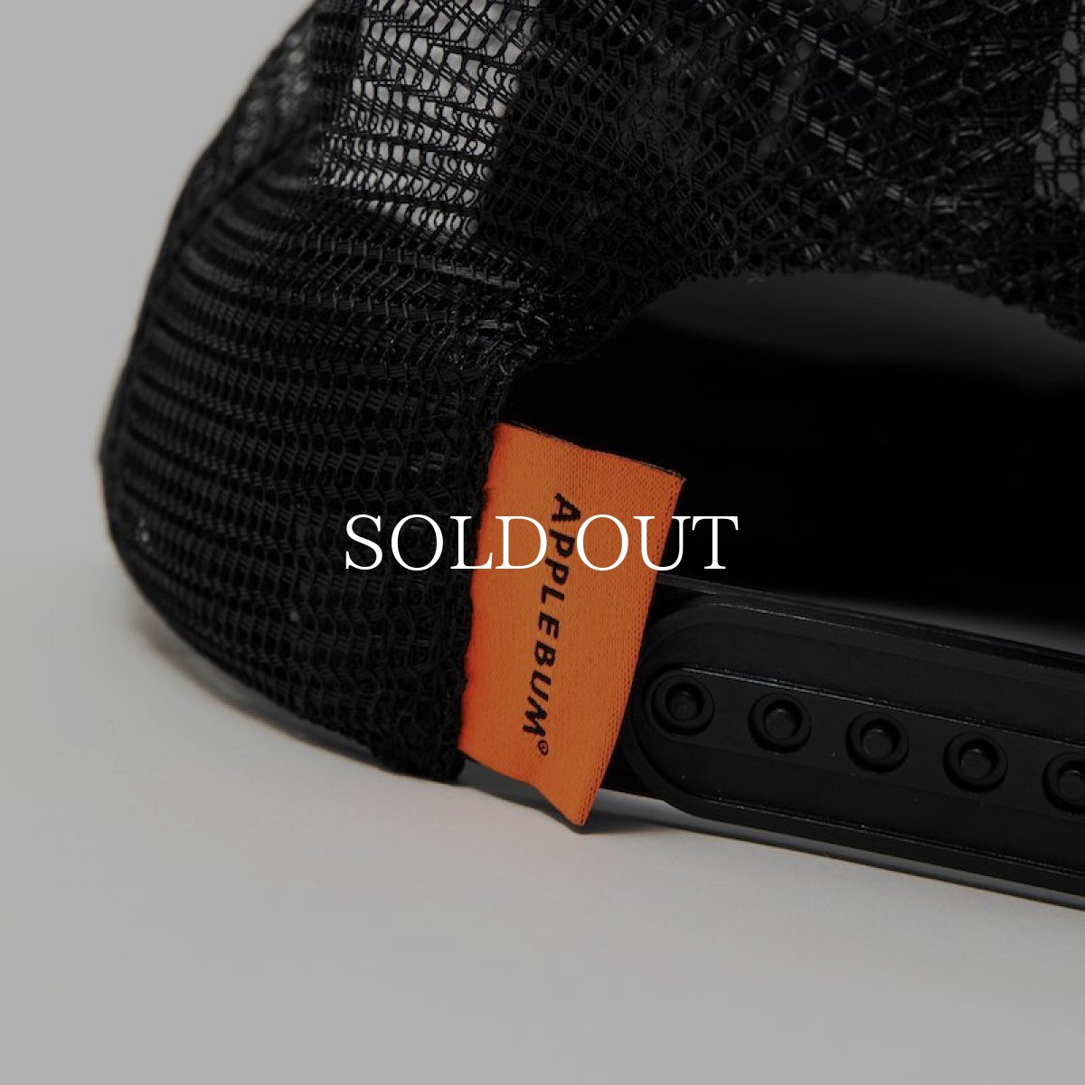 画像10: APPLEBUM  "Fire Logo" Mesh Cap (Black) (10)