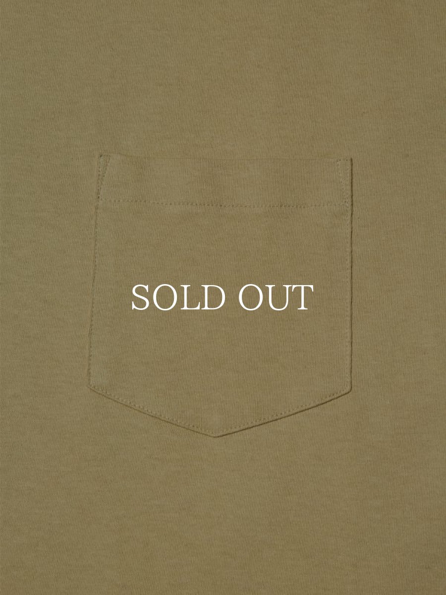 画像3: RADIALL  LO-N-SLO - CREW NECK T-SHIRT L/S (Khaki) (3)